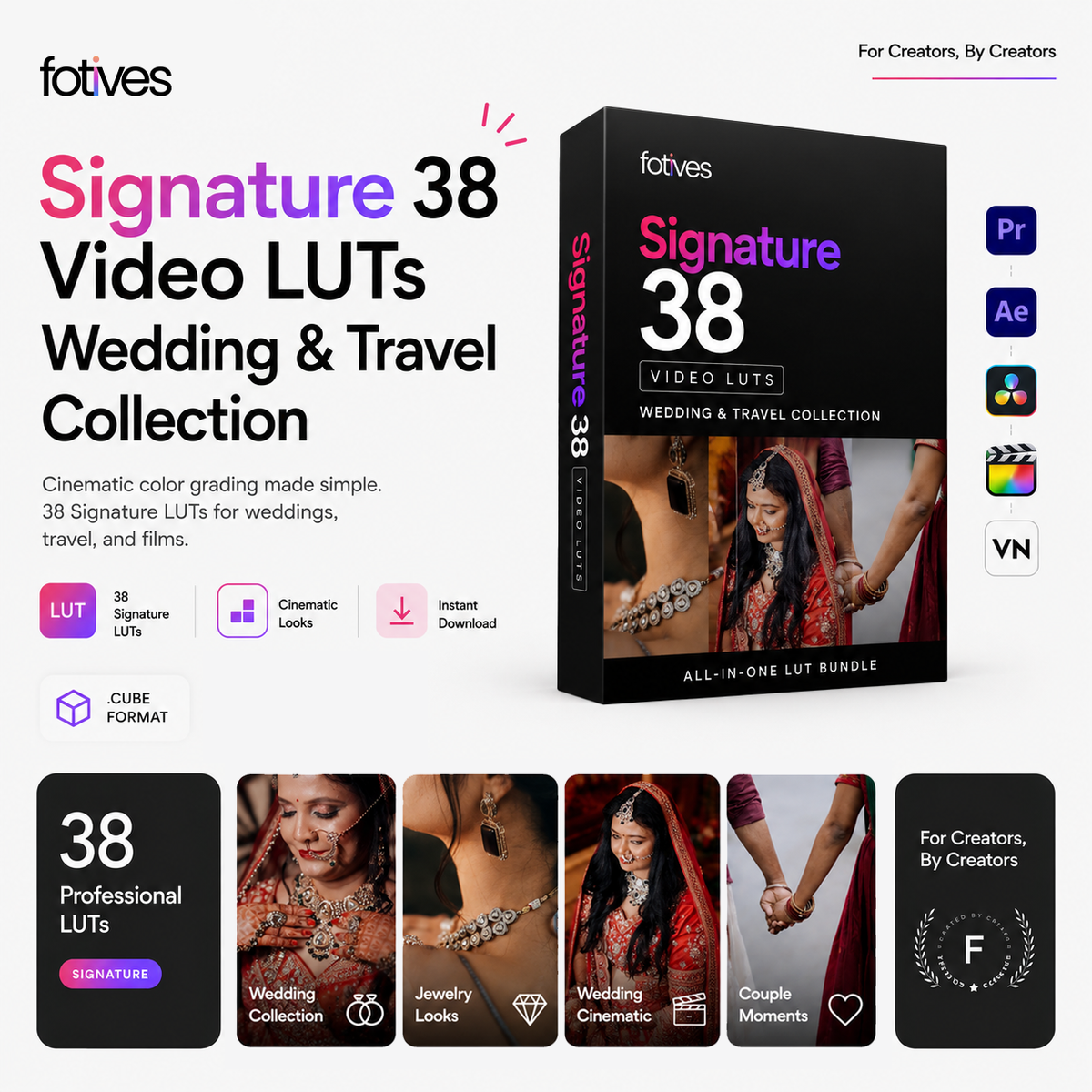 Signature 38 Wedding Video LUTs