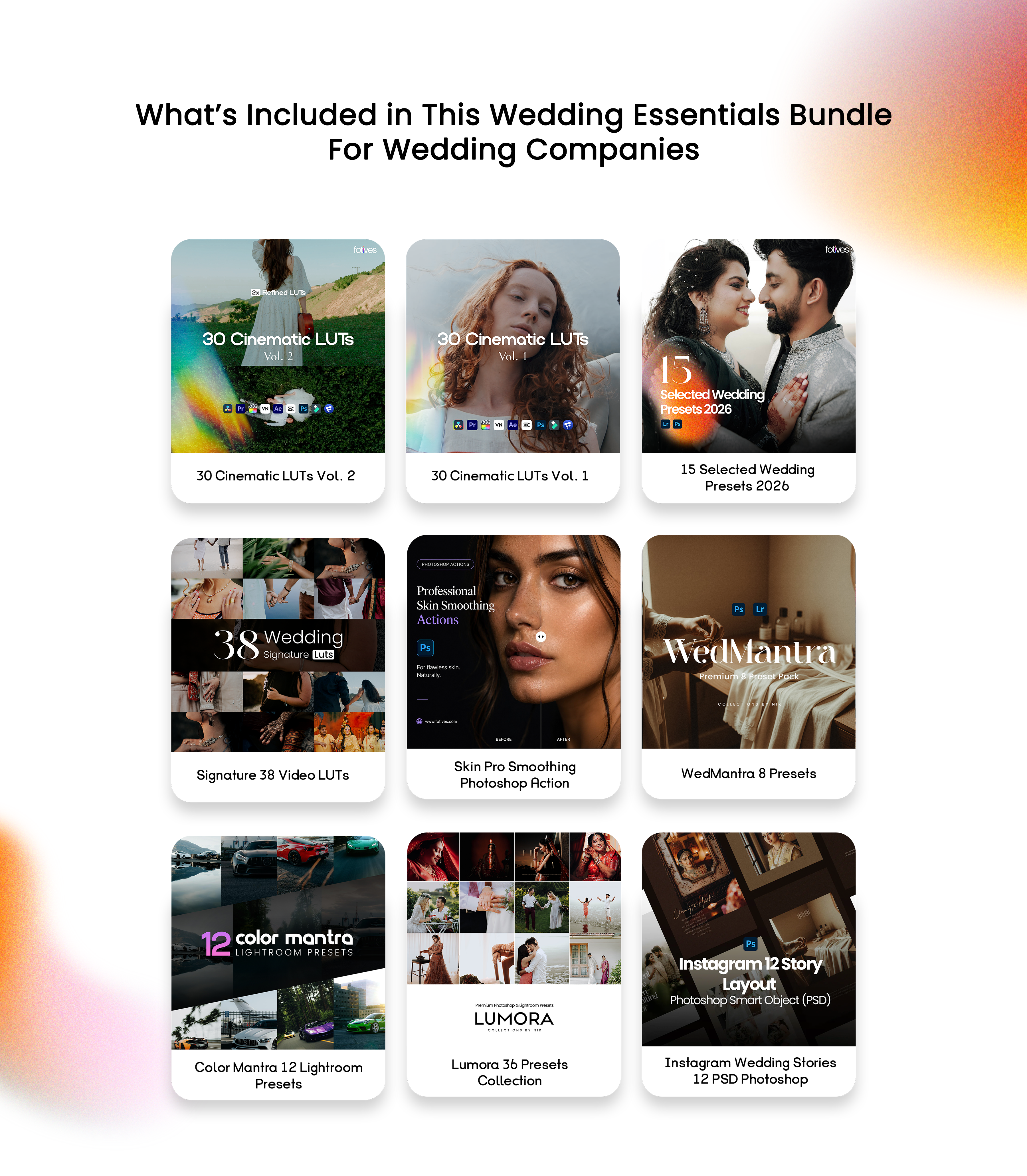 Wedding Studio Pro Bundle